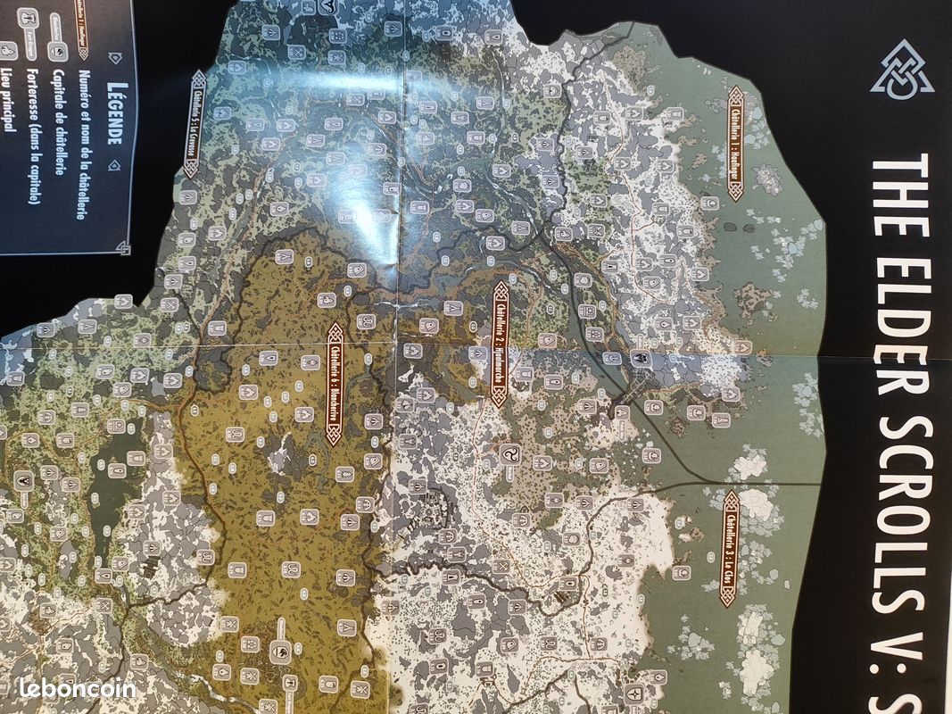 Guide officiel The Elder Scrolls V: Skyrim Collector édition + carte (image 4)