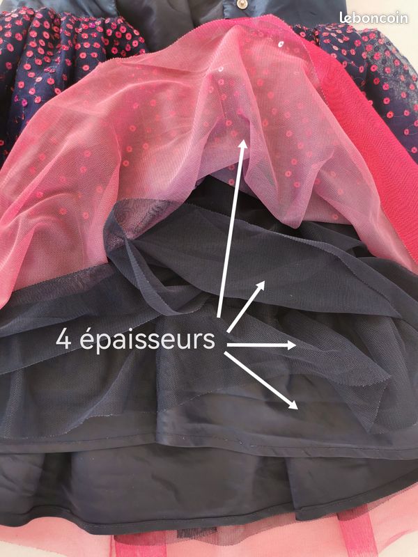 Magnifique robe 👸 tulle et sequins, little poney, H&M, 6ans