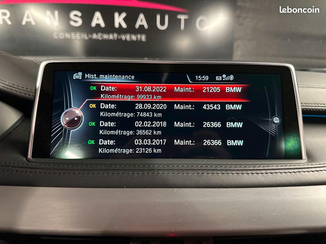 BMW X6 F16 xDrive40d 313 ch M Sport A | TOIT OUVRANT | HK | SIEGES ELECTRIQUES CHAUFFANTS 26880 (image 26)