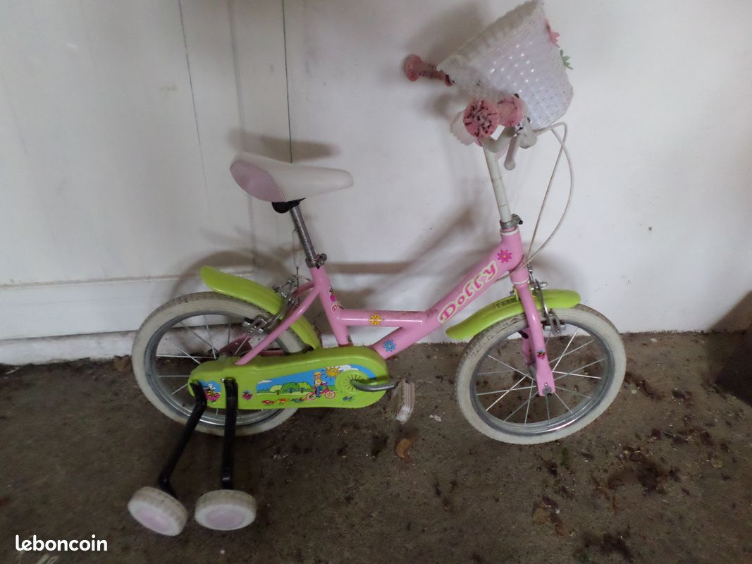 SCH Bicyclette Roses Vélo Enfant, Fille