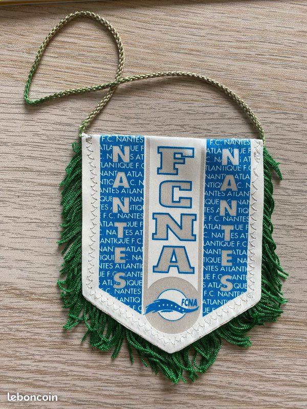 Fanion Vintage FC Nantes – Club Des Supporters – Années 80 – Rare