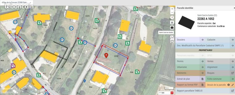 Terrain 658 m² Saint Cast Le Guildo