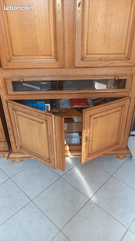Meuble tv chêne clair (image 4)