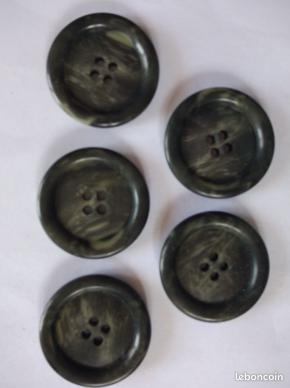 Boutons gris marbrés (image 2)
