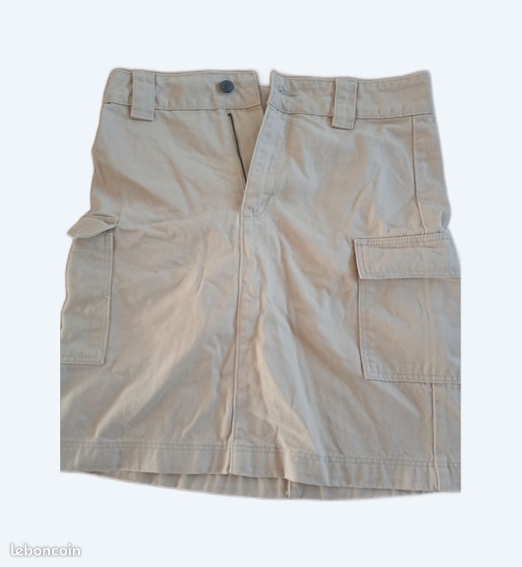 Jupe crème taille 36 (image 1)