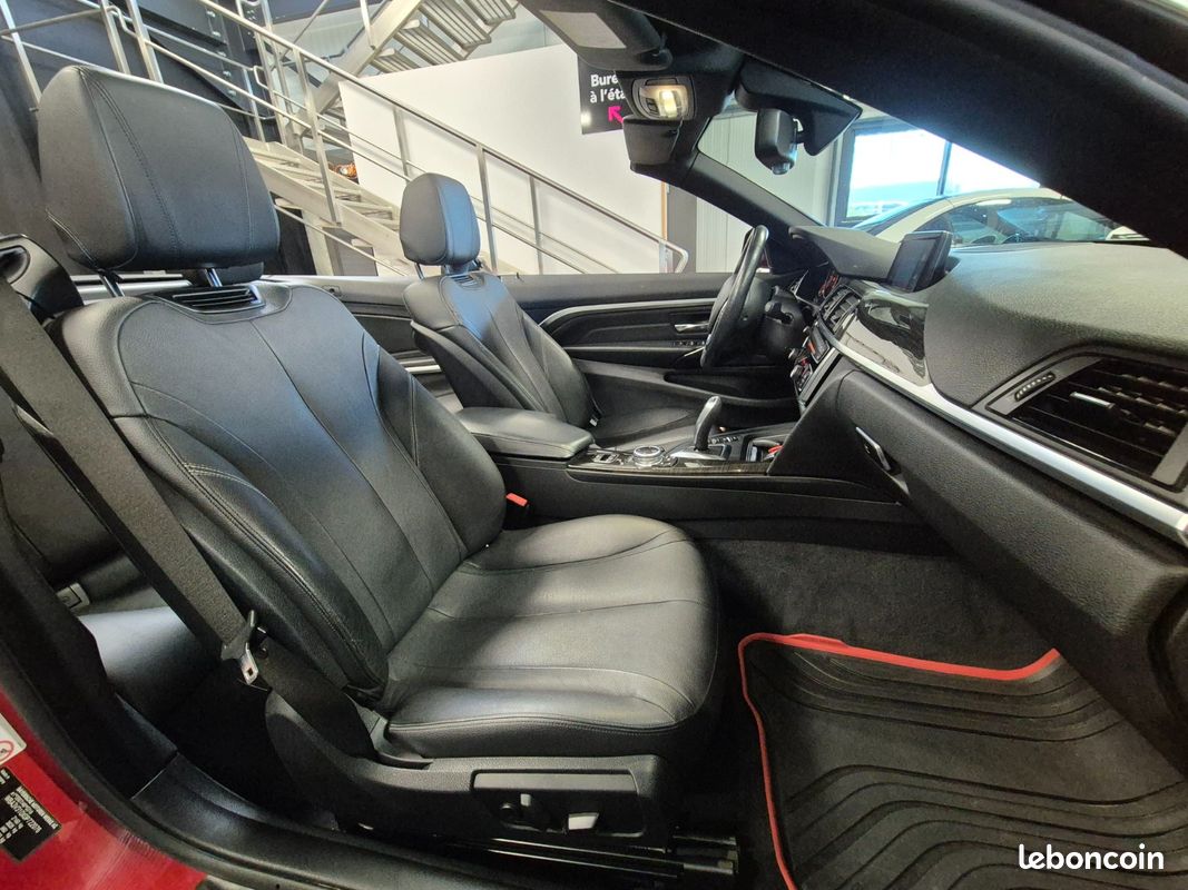 BMW SERIE 4 CABRIOLET F33 428i 245 ch Luxury A / REVISION A JOUR / BOITIER ETHANOL HOMOLOGUE (image 10)