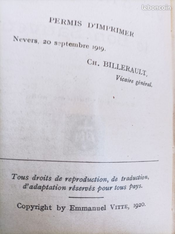 La vie d'intimité avec le Bon Sauveur - F Maucourant - Ch Billerault - 1920 (image 3)