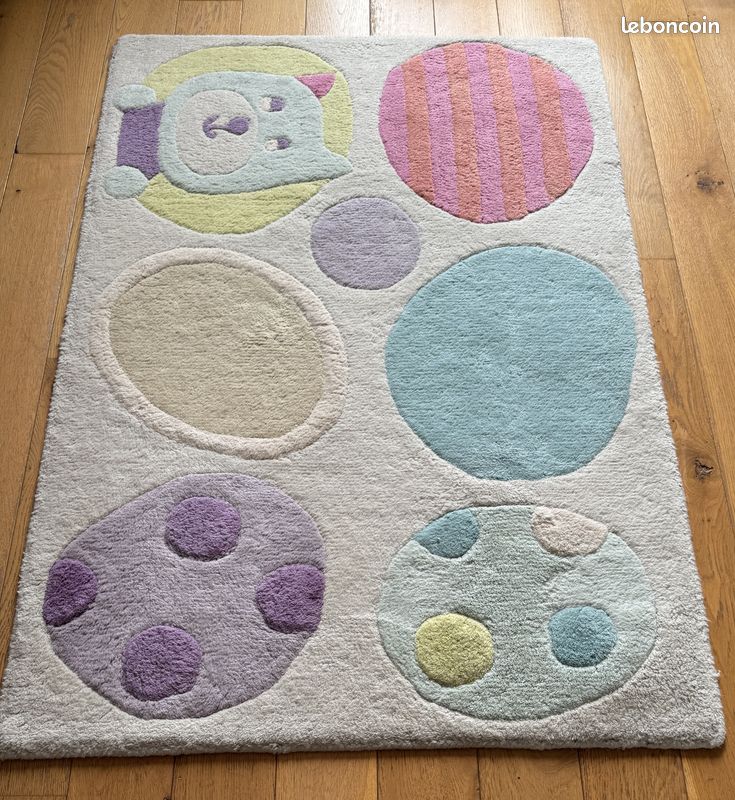 Tapis de sol en laine - Jolis pas Beaux - Moulin roty chambre enfant (image 4)