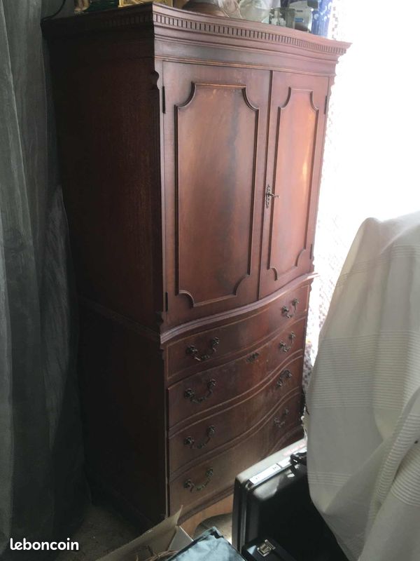 Armoire commode bois massif (image 2)