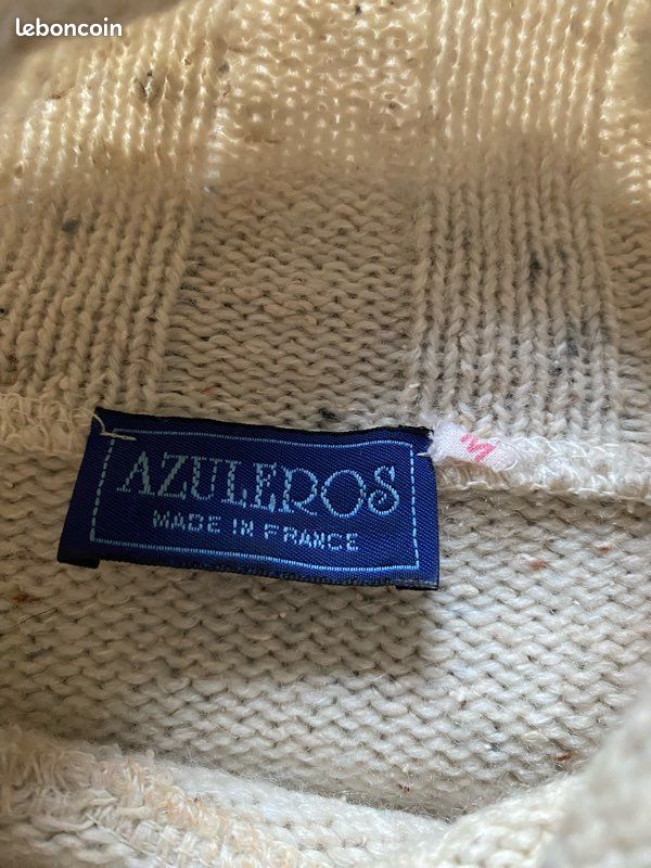 Pull Azuleros Pour Femme - Taille M, Couleur Multicolore - Fabriqué En France, Occasion En Très Bon état