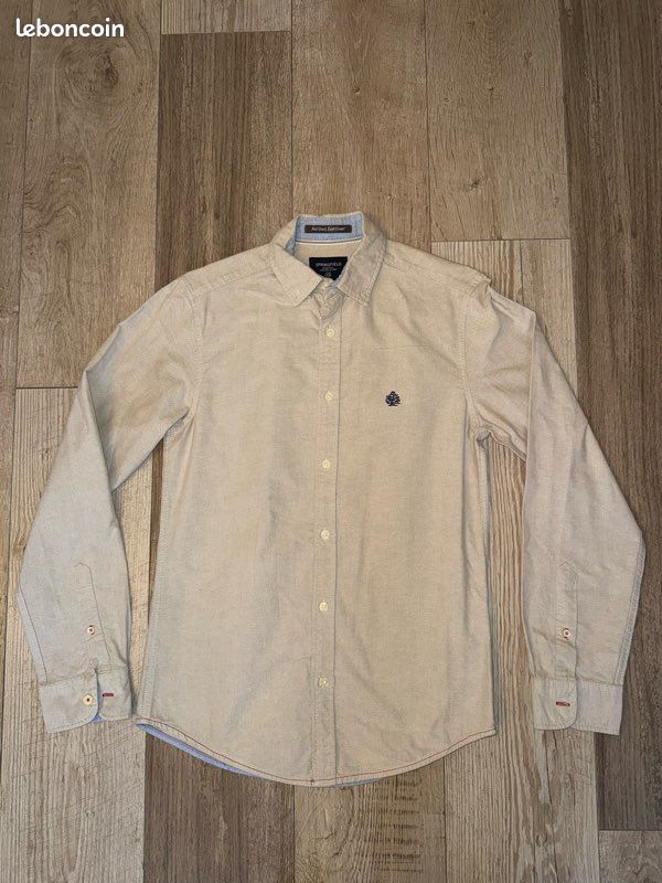 Chemise de la marque Springfield beige (image 1)