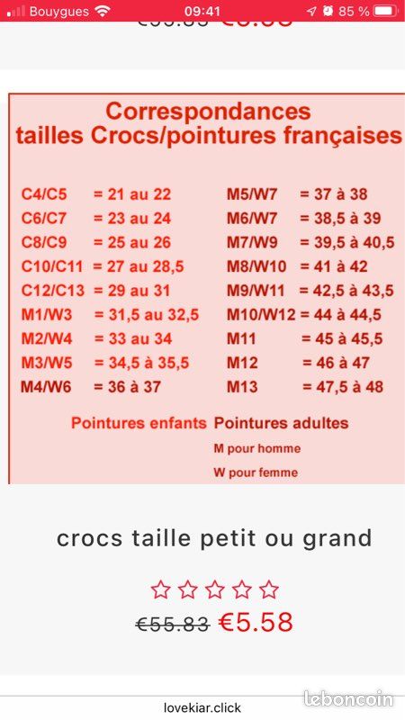 Bottes crocs édition collector Chaussures