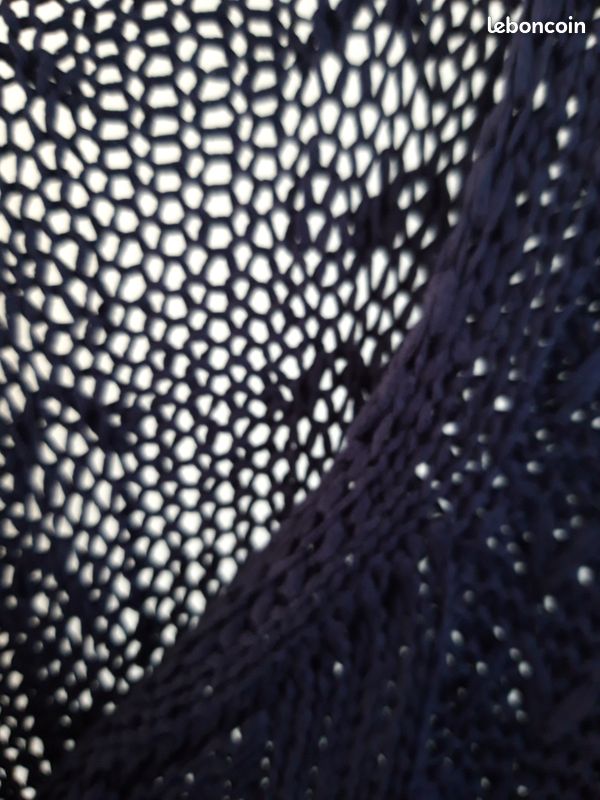 Gilet facon tricot bleu marine (image 4)