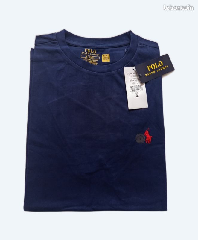 Tshirt ralph m bleu (image 1)