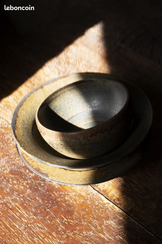 Set De Table Emaillé En Céramique Fait Main (image 4)
