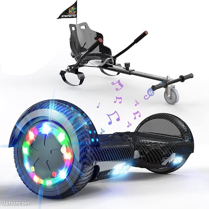 Hoverboard + kit Hoverkart (image 1)
