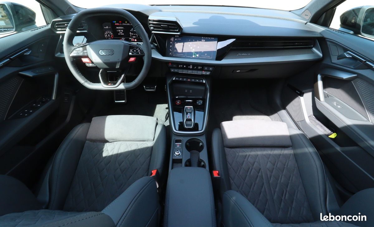 Audi rs3 sportback 2.5 tfsi 400 carbon black quattro s-tronic bva + 1ere main malus paye + full options (image 3)