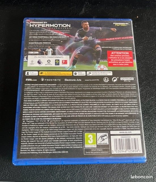 Jeu fifa 22 ps5 (image 2)