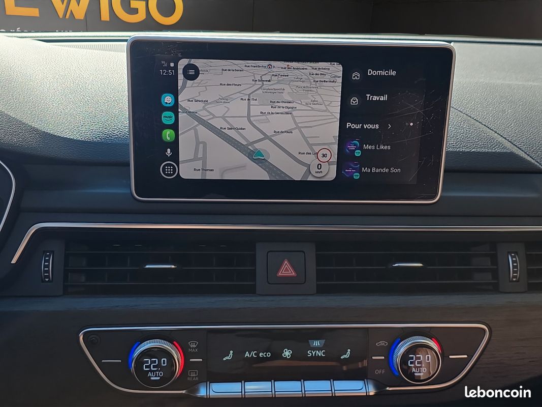 Audi a4 avant 3.0 tdi 270 design luxe quattro tiptronic bva - bang olufsen acc carplay matrix led (image 20)