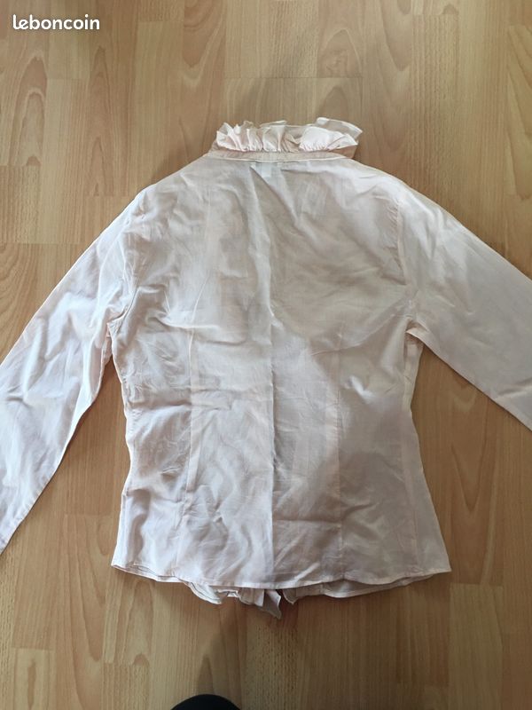 Chemisier beige 1 2 3 t 40 (image 2)