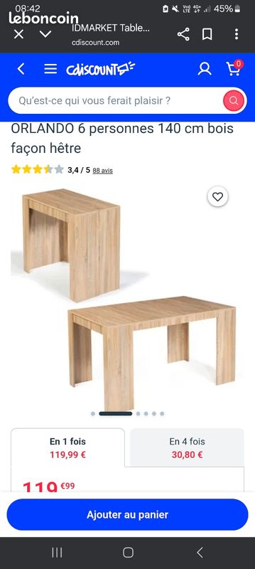 Table console (image 3)