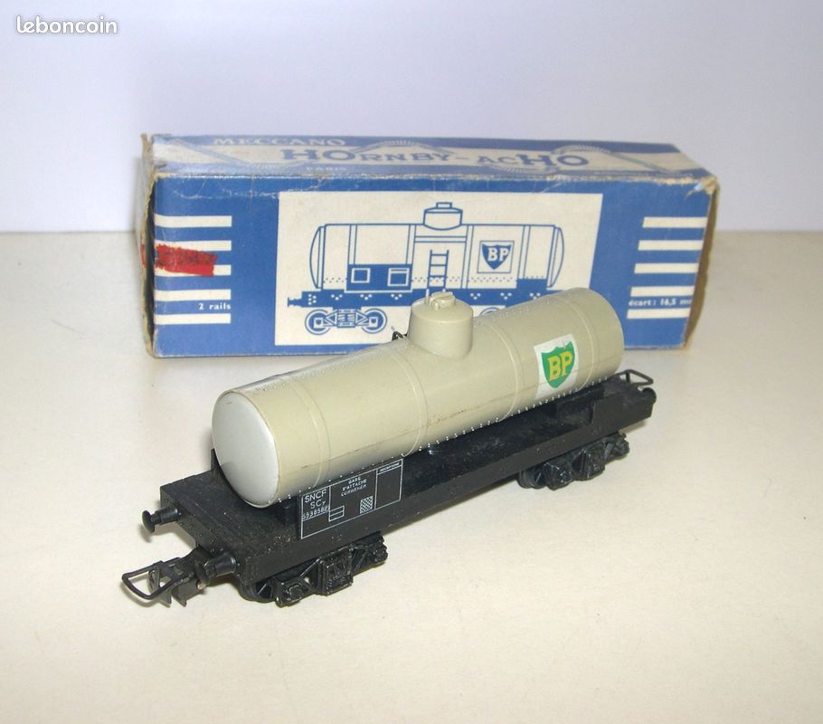 Meccano hornby o / 0 1/48 wagon citerne esso transport marchandise liquide / miniature train ferroviaire - Collection