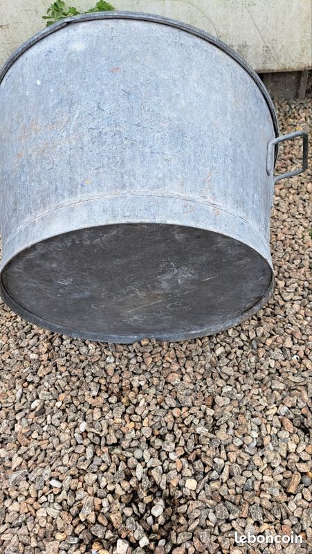 Grande bassine en zinc (image 3)