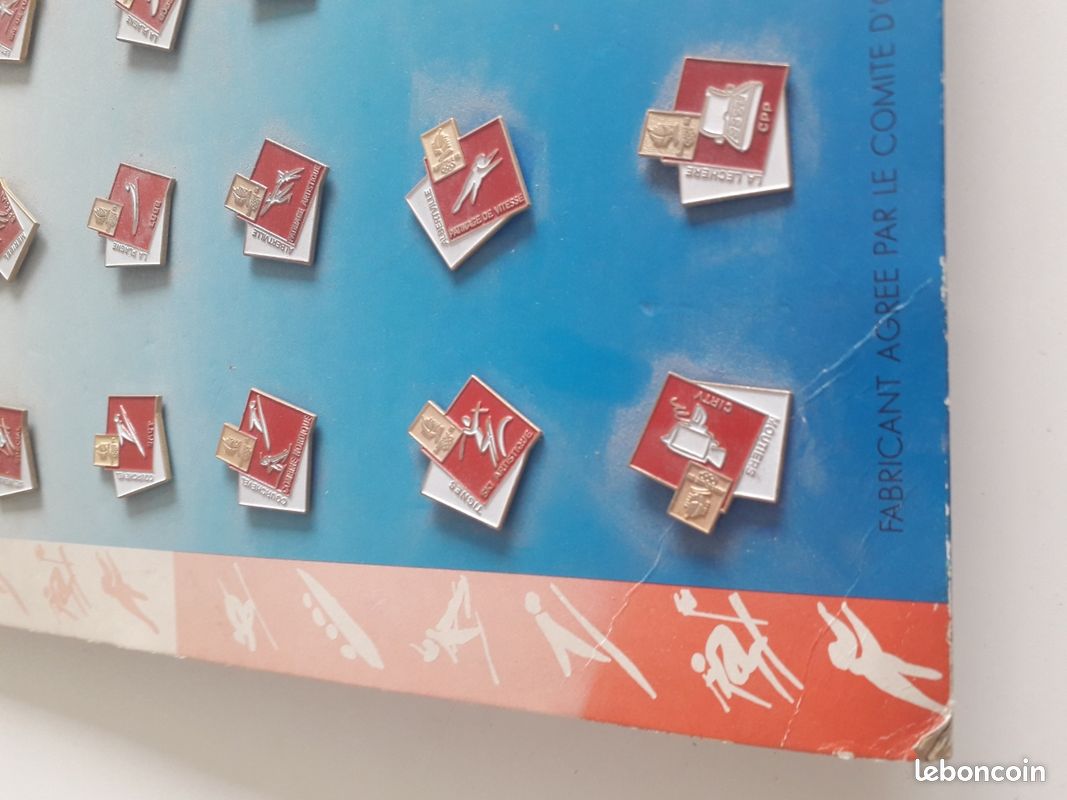 Lot Collector Jeux Olympiques Albertville 1992 - Briquet + Autocollant