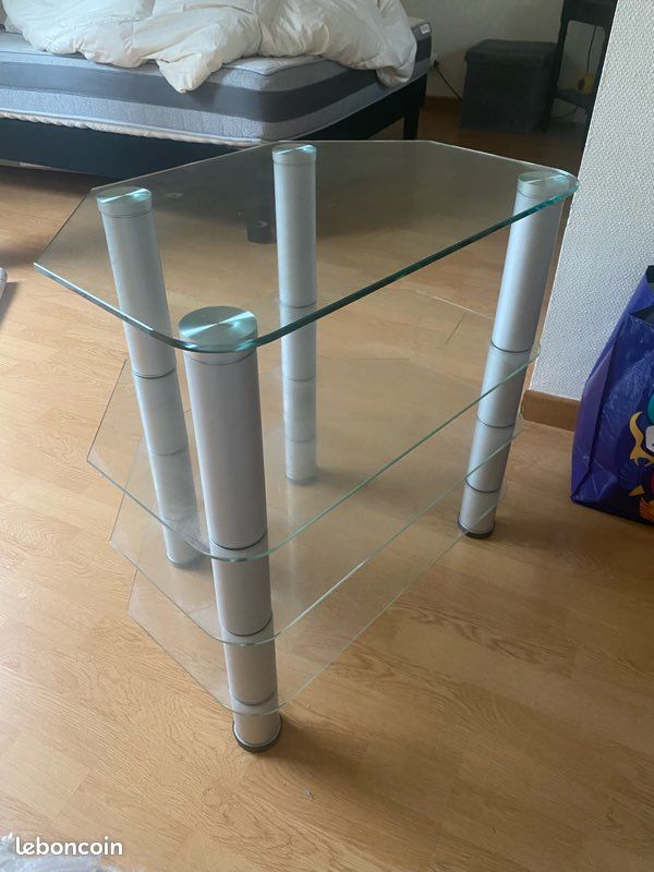 Meuble TV / Étagère en verre - 30 (image 2)