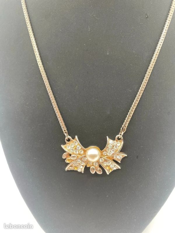TreasureBay élégant collier de perles d'eau douce naturelles pour