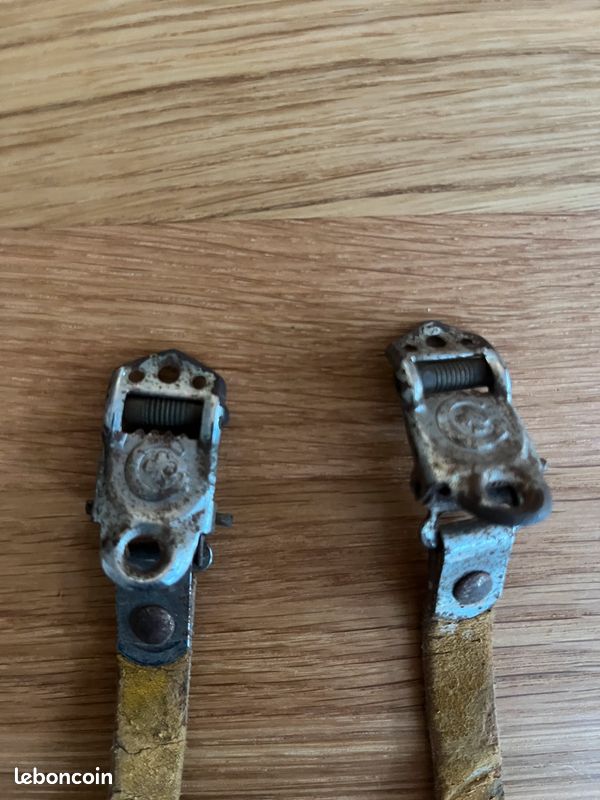Lot de 6 courroies cale-pieds vélo - Équipements vélos
