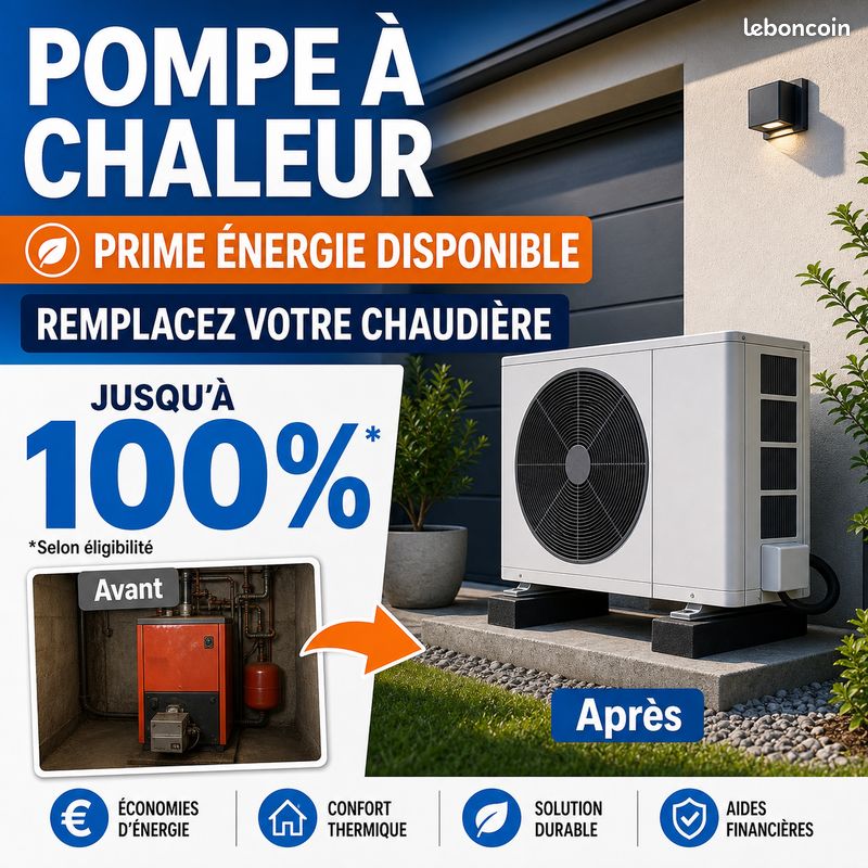 PAC air-eau + chauffage au sol (image 1)