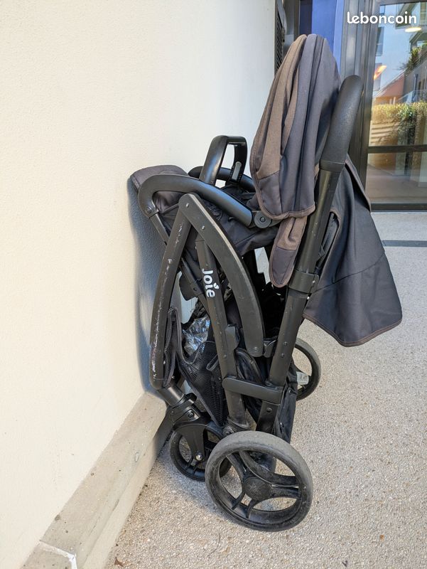 Poussette double Joie Evalite duo Roues avant neuves