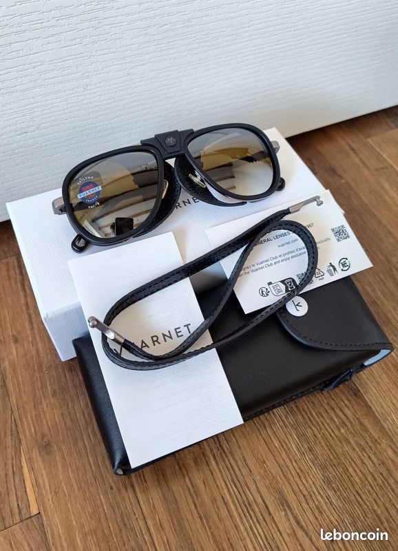 Lunettes de soleil Vuarnet Glacier - Noires Skilynx, Neuves (image 2)