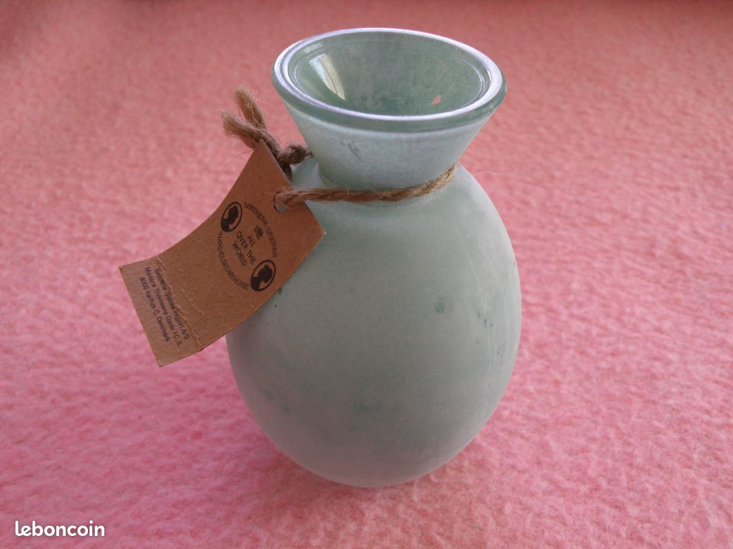 Mini Vase verre 10cm Neuf (image 1)