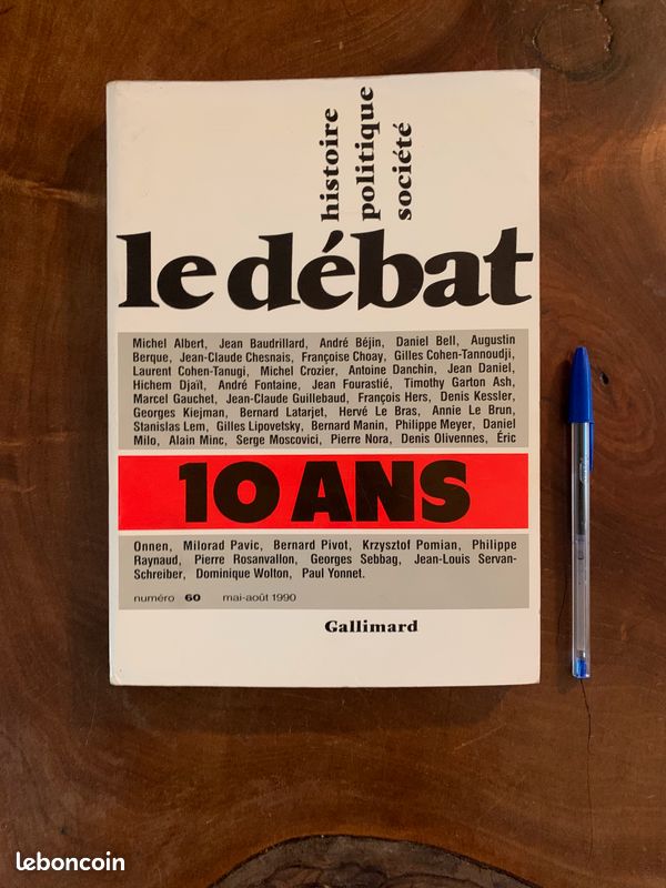 Le débat, 10 ans, numéro 60, mai-août 1990 (image 1)