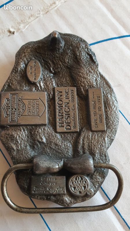 Bouclier de ceinture Harley -Davidson (image 2)