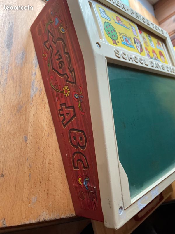 Jeu vintage Fisher price tableau alphabet collector (image 7)