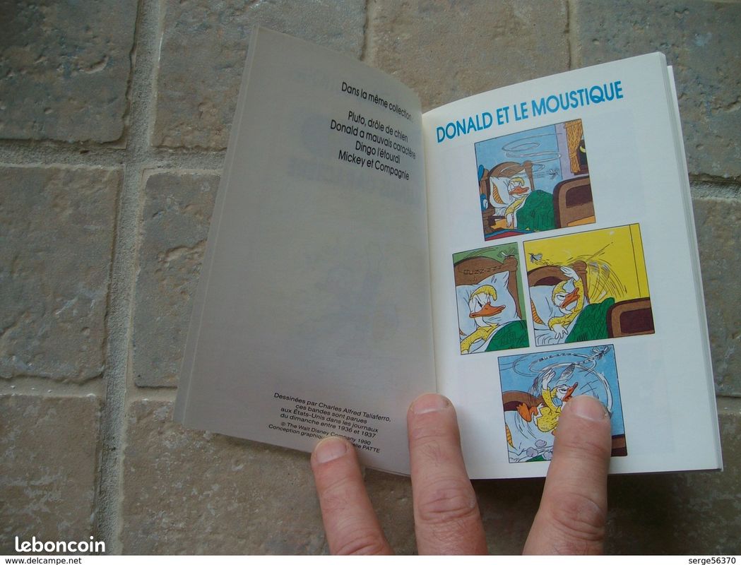 Donald a mauvais caractère Al Taliaferro Duck Carl Barks Glenat Walt Disney mini livre Hachette (image 2)