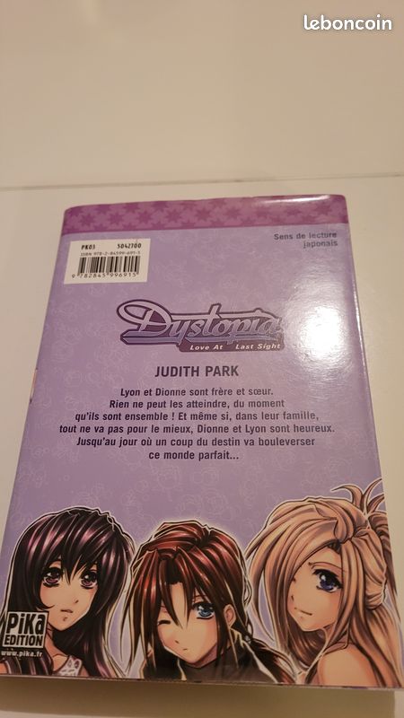 Vends manga Dystopia (image 2)
