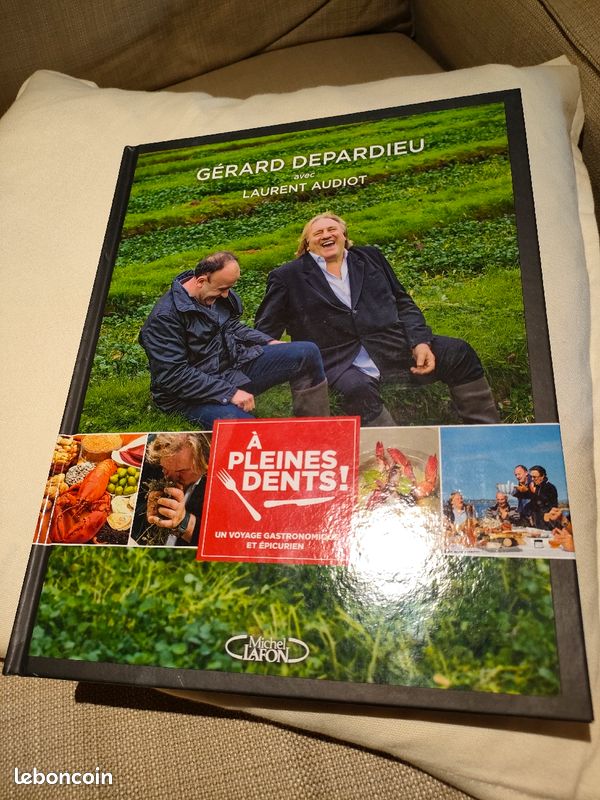 A pleines dents Gérard Depardieu et Laurent Audiot livre neuf (image 2)