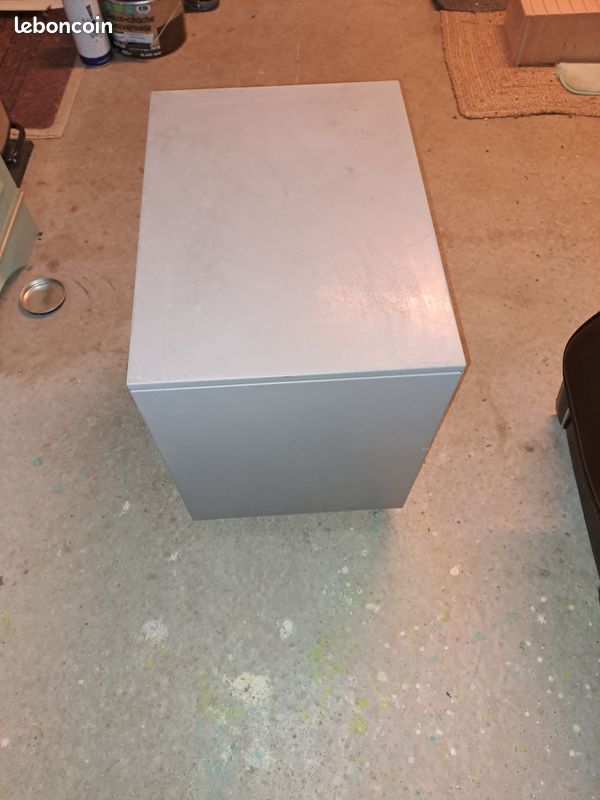 Meuble bureau gris (image 3)