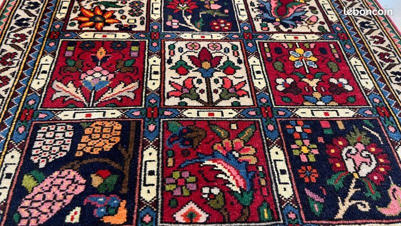 Petit Tapis Persan Iran Bakthiar, 103 x 55 cm (image 2)