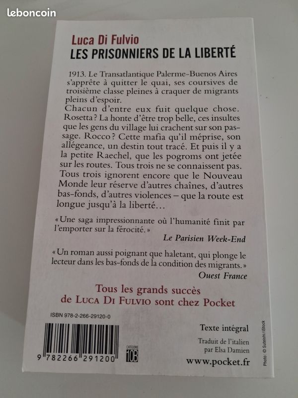 Les prisonniers de la liberté Luca Di Fulvio (image 3)