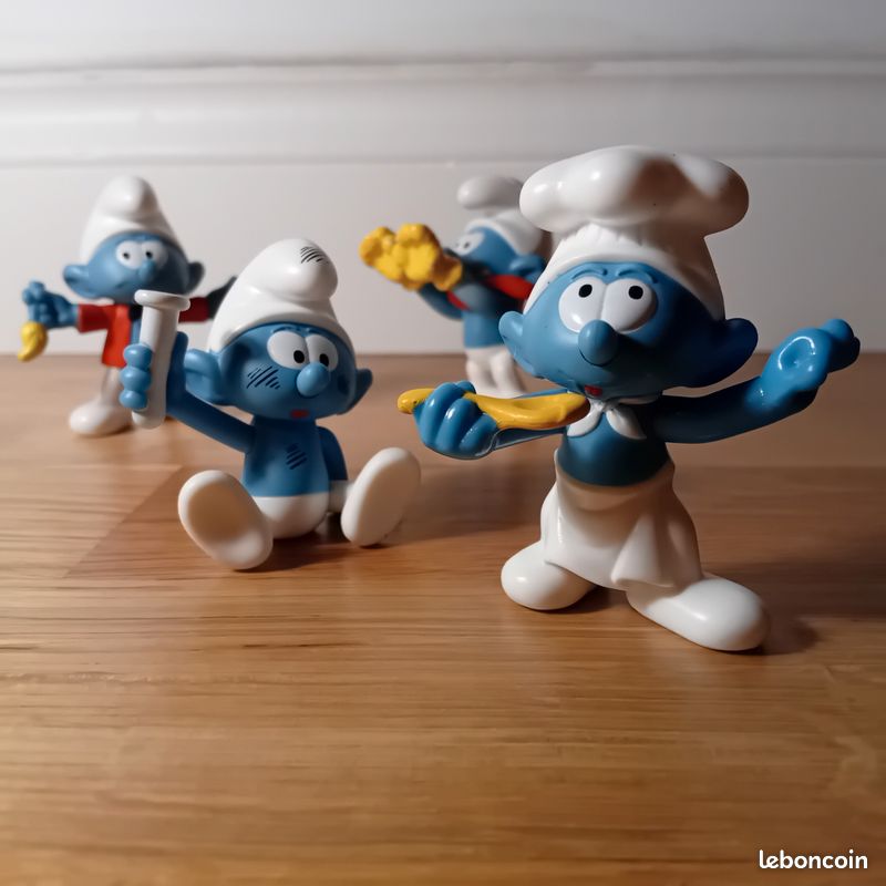 Lot De 51 Figurines Schtroumpfs McDonald's – Occasion, Collection BD