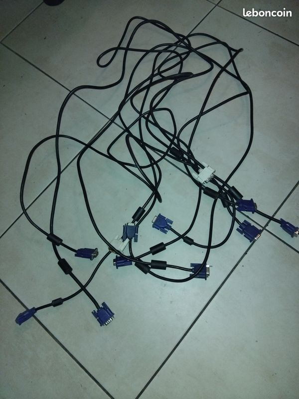 Cable vga lot de 6 (image 1)