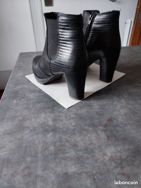 Bottines noires pointure 38 (image 4)