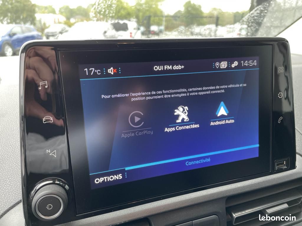PEUGEOT PARTNER long 950KG 1.5 BlueHDi S&S - 100 3pl III FOURGON Pack Asphalt Connect XL (image 20)