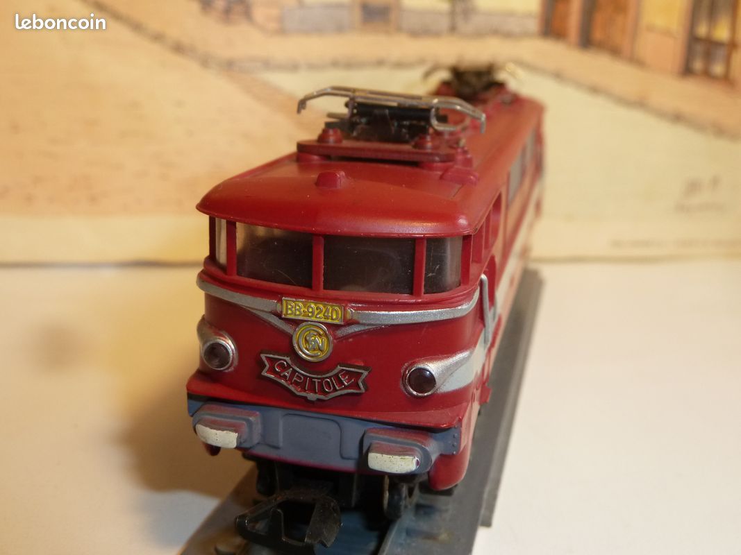 Coffret Complet Gégé HO – Locomotive électrique BB 9240 SNCF – Paris-Milan – Vintage