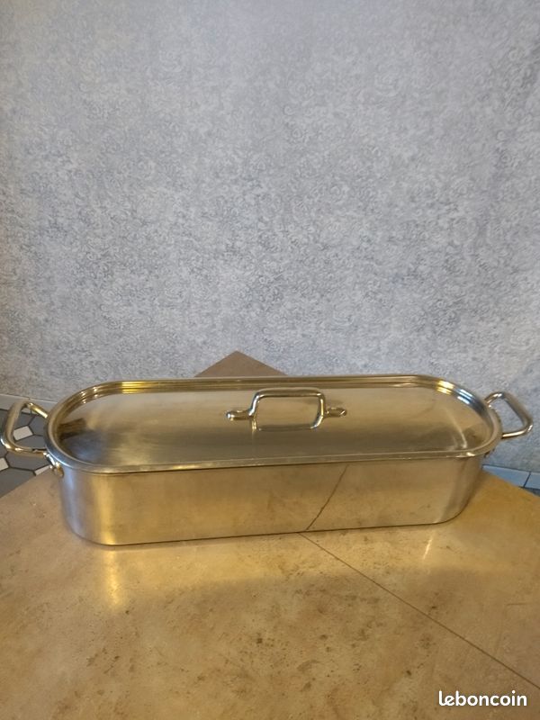 Plat à Four Ancien Tournus Unis France – Aluminium Pur, 30 Cm (longueur)